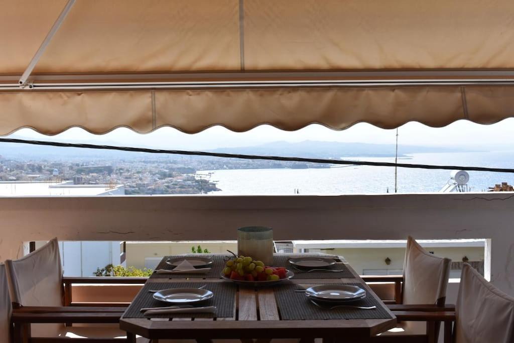 Eolia Apartment With Panoramic Chania View Екстер'єр фото