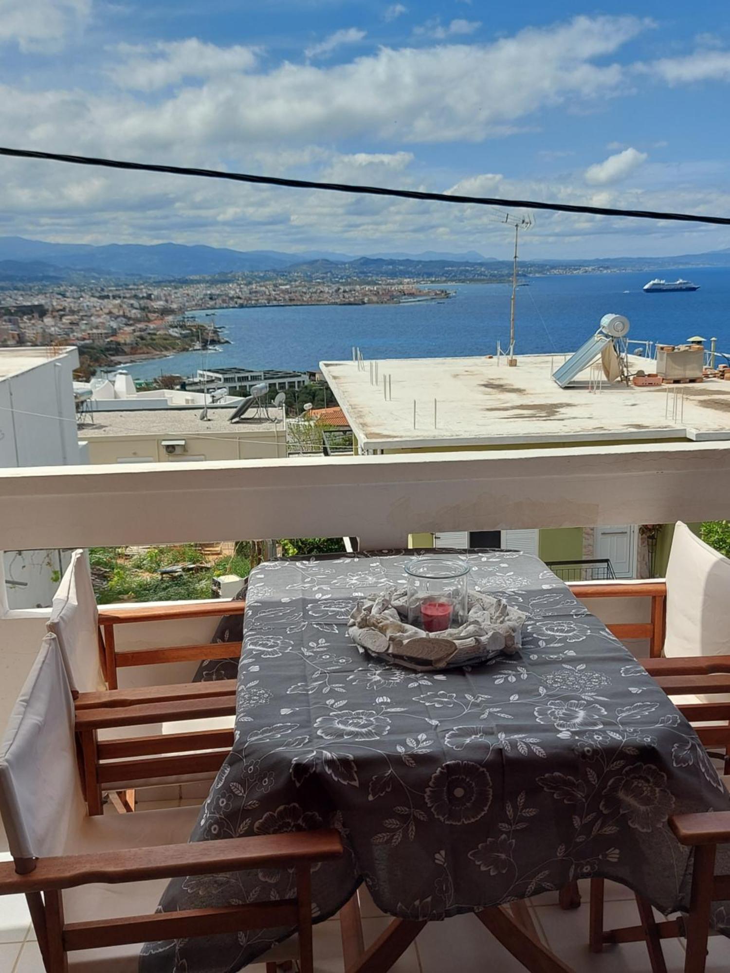 Eolia Apartment With Panoramic Chania View Екстер'єр фото